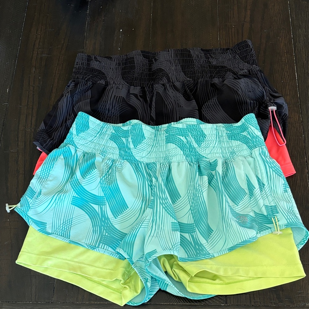 Stylish Women's Shorts Set - Black, Pink, Green